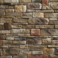 Heritage Shawnee Drystack dry stack stone fireplace