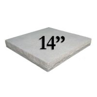 14'' Rock Edged Limestone Column Cap